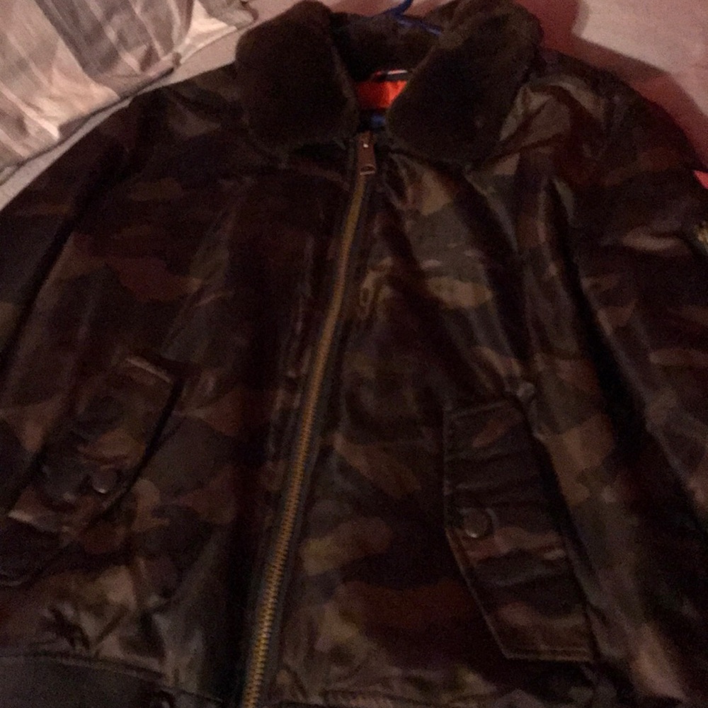 Tommy Hilfiger Camo Winter Heavy Jacket Size M